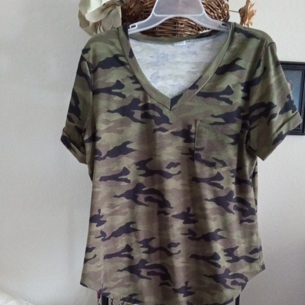 Camouflage Tshirt For Women